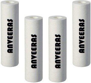 Anveeras 4 PP Spun Candle Filter 5 Micron 10 inch Suitable for All Types of R O System Solid Filter Cartridge(0.005, Pack of 4)