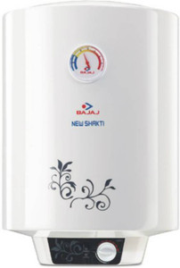 BAJAJ 25 L Storage Water Geyser (NEW SHAKTI GLASSLINED 25 LTR, White) Price  in India - Buy BAJAJ 25 L Storage Water Geyser (NEW SHAKTI GLASSLINED 25 LTR,  White) online at Flipkart.com