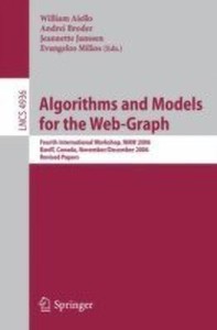 algorithms and models for the web-graph(english, paperback, unknown)