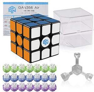 Coogam Gan 356 Air Master Speed Cube 3x3 Black Gans 356 Air Puzzle