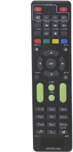 GIFFEN Compatibae remote used for MANTHAN DIGITAL CABLE SERVICE / SOUTH ASIA IR DTH-1840 REMOTE FOR DTH MANTHAN DIGITAL CABLE SERVICE, NXT DIGITAL, GTPL, SOUTH ASIA Remote Controller(Black)