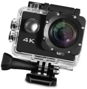 techobucks 4k wifi action camera hd 1080p 16mp waterproof ultra wide-angle camera sm-112 sports & action camera(black)