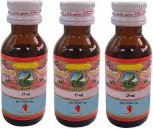 COBRA BRAND Fantasia Fragrance Attar Pack of 3 Floral Attar