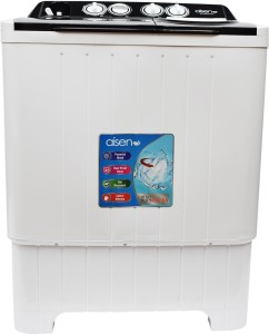 Aisen 7.5 kg Semi Automatic Top Load Washing Machine Black, White(A75SWM700)