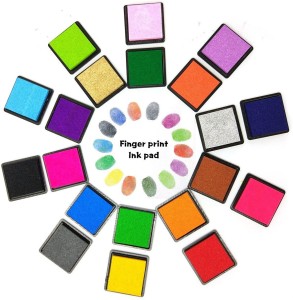 R H lifestyle Finger Print Ink Pads for Kids DIY Craft Scrap booking - Finger  Print Ink Pads for Kids DIY Craft Scrap booking . shop for R H lifestyle  products in India.