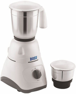 BOSS Pearl 500 Watt Mixer Grinder 2 Jars Grey 500 Mixer Grinder