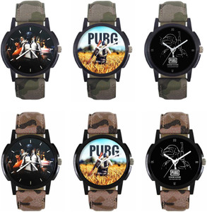 SIMONE ENTERPRISE 6 PC PUBG COMBO B3 AND B4 Analog Watch For Boys Buy SIMONE ENTERPRISE 6 PC PUBG COMBO B3 AND B4 Analog Watch For Boys 6 PC