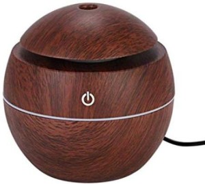 Ajod Mini Portable Wood Aromatherapy Humidifier Office Desktop Home Travel Water Spray Mist Humidifier Portable Room Air Purifier(Multicolor)
