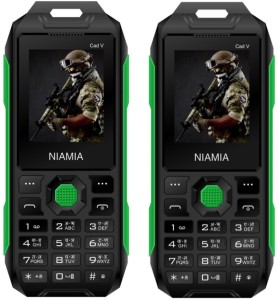 Niamia Cad V Combo of Two Mobiles(Green)