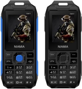 Niamia Cad V Combo of Two Mobiles(Blue&Black)