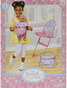 My sweet love baby doll on sale high chair