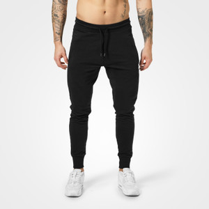 Better bodies tapered joggers black top