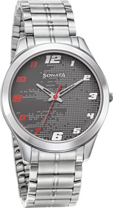 Sonata 77106sm03 analog store watch