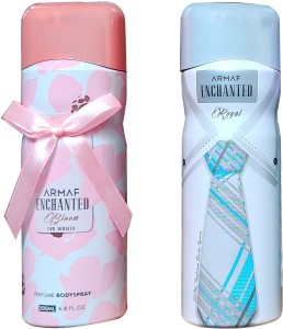 ARMAF ENCHANTED BLOOM ROYAL PACK OF 2 Deodorant Spray For