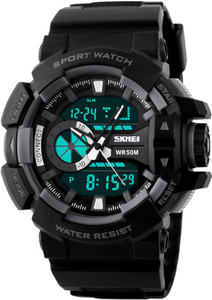 Buy SKMEI Analog Digital Watch For Men 1117 Black Online at