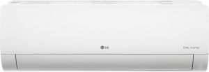 LG 1.5 Ton 3 Star Split Dual Inverter AC  - White(KS-Q18YNXA, Copper Condenser)