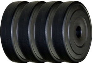 Aurion 20 kg Vinyl Plates for Home Gym Black Weight Plate Buy