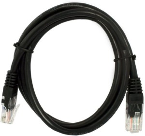 RIVER FOX RJ45 CAT5E (1.5 meters) Patch Ethernet Network 1.5 m LAN Cable(Compatible with COMPUTER, LAPTOP, ROUTER, SWITCH, Black)