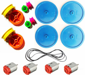 ESP DC Motor with Pulley Wheel Kit Electronic Components Electronic Hobby Kit Price in India Buy ESP DC Motor with Pulley Wheel Kit Electronic Components Electronic Hobby Kit online at Flipkart