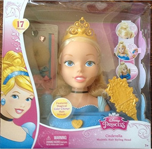 Disney princess styling hot sale head