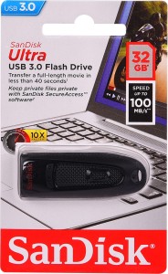 SanDisk Ultra 32 GB Pen Drive(Black)