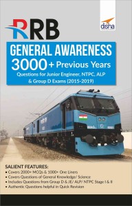 Rrb General Awareness 3000+ Previous Years Questions for Junior Engineer, Ntpc, Alp & Group D Exams
