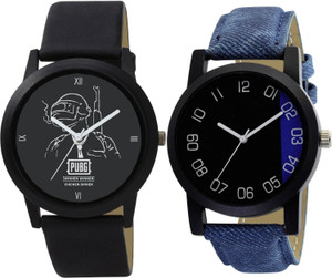 NEUTRON combo watch Analog Watch For Men Buy NEUTRON combo watch Analog Watch For Men Modern 3D Design PUBG Military Army Analog Black And Blue Color Boys And Men