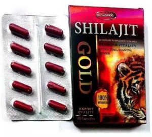 Dr Chopra shilajit gold capsules 100% ayurvedic 10 nos