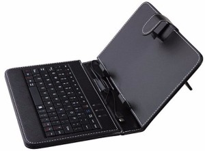 VibeX � New Style Universal 7 Inch Tablet Pc Leather Keyboard Case Wired USB Tablet Keyboard(Space Black)