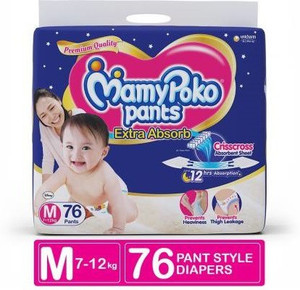MamyPoko monthly mega pack mediam M Buy 76 MamyPoko