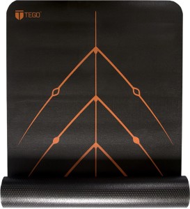 TEGO Stance Reversible Mat with GuildAlign (No Bag) - Black Orange Black 6 mm  mm Yoga Mat - Buy TEGO Stance Reversible Mat with GuildAlign (No Bag) -  Black Orange Black 6