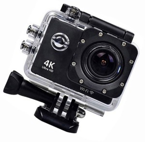 biratty 4k sports action camera with waterproof 2-inch lcd screen sports and action camera(black, 16 mp)