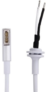 Tobo L Pin DC Cable Cord Magsafe 1 45w, 60w, 85w Adapter Power Sharing Cable.(White) 1.5 m Power Cord(Compatible with Macbook, Macbook Pro, White, One Cable)