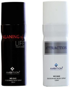 Ambition LIFE AND ATTRACTION BNH20 Deodorant Spray For Men