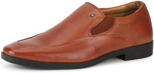 LOUIS PHILIPPE Louis Philippe Tan Formal Shoes Slip On For Men
