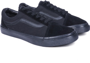 Triple black cheap platform vans