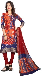 shree sondarya bandhani cotton printed salwar suit dupatta material(un-stitched) SSB-S4066