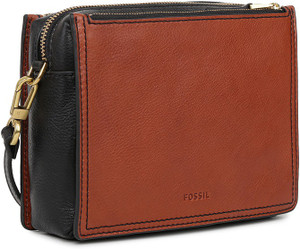 FOSSIL Brown Sling Bag Campbell Brown Price in India Flipkart