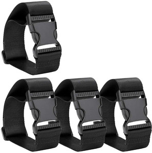 DIY Crafts Adjustable Bag Luggage Strap Belt Pack of 4 Luggage