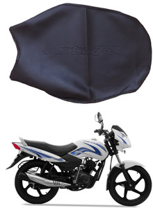 BikenWear Black Star Single Bike Seat Cover For TVS Sport Price in