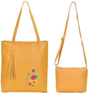 Buy iva Women Yellow Handbag YELLOW Online Best Price in India
