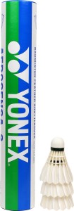 yonex aerosensa 2 feather shuttle  - multicolor(medium, 77, pack of 12)