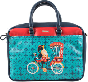 chumbak 15.6 inch Laptop Messenger Bag Blue Price in India