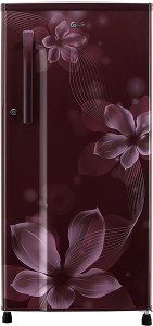 LG 188 L Direct Cool Single Door 4 Star (2020) Refrigerator(Scarlet Orchid, GL-B191KSOX)