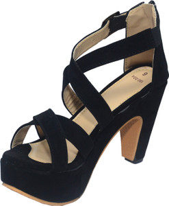 Flipkart women's outlet footwear heels