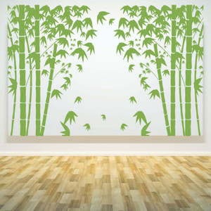 Bamboo clearance wall painting