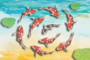 Art Factory Koi Fish Painting on Board Acrylic 24 inch x 36 inch Painting  Price in India - Buy Art Factory Koi Fish Painting on Board Acrylic 24 inch  x 36 inch
