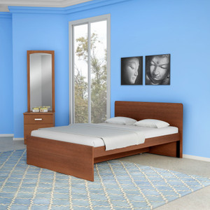 Godrej Interio Adria Engineered Wood Queen Drawer Bed Price in