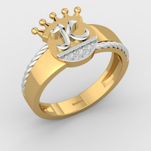 K alphabet gold ring online