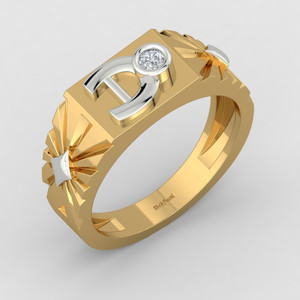 ShipJewel Devil D Ring 14kt Diamond Yellow Gold ring Price in India Buy ShipJewel Devil D Ring 14kt Diamond Yellow Gold ring online at Flipkart
